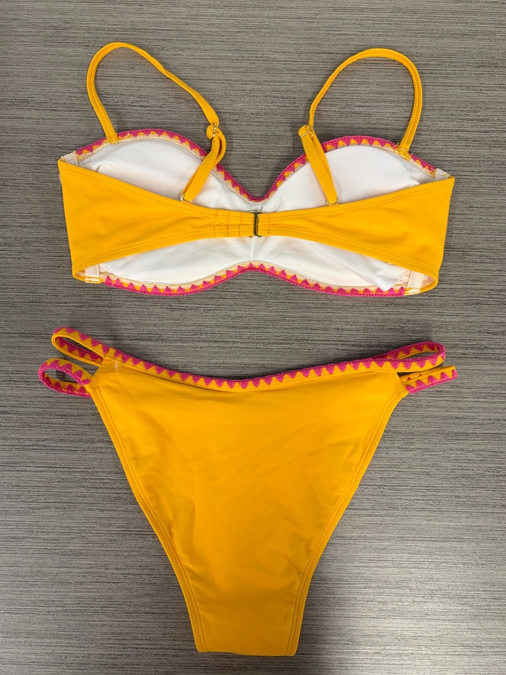 Orange Shell Stitch Bikini - Picture 2 of 2